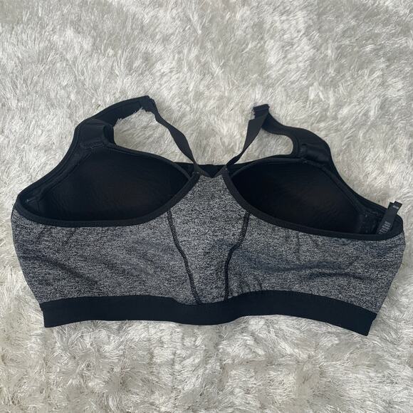 Victoria's Secret Sport Black Gray Knockout Front Close 38D - Picture 2 of 7